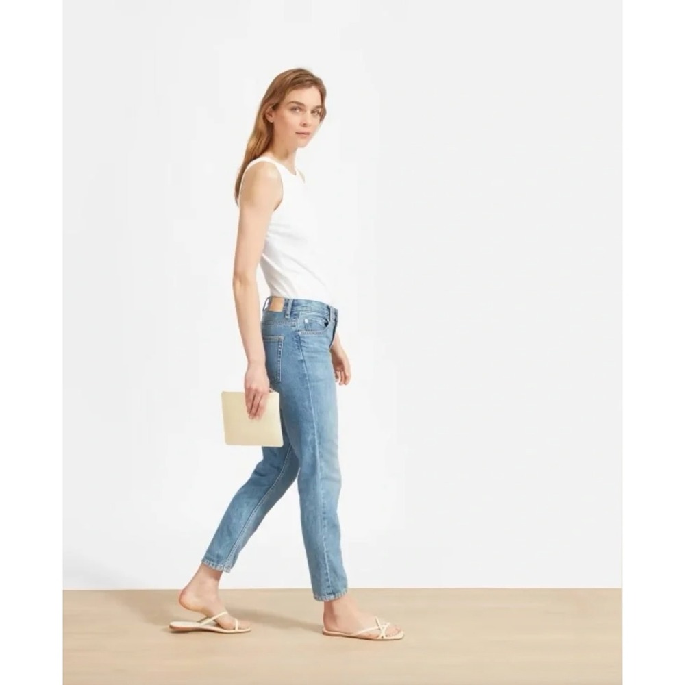 Everlane Lightweight Relaxed Jean Size 30 Blue Straight Leg High Rise Casual